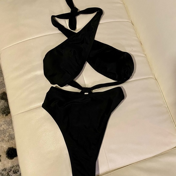 Express Other - Express Crisscross Halter bathing suit